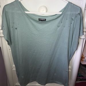Mint green top
